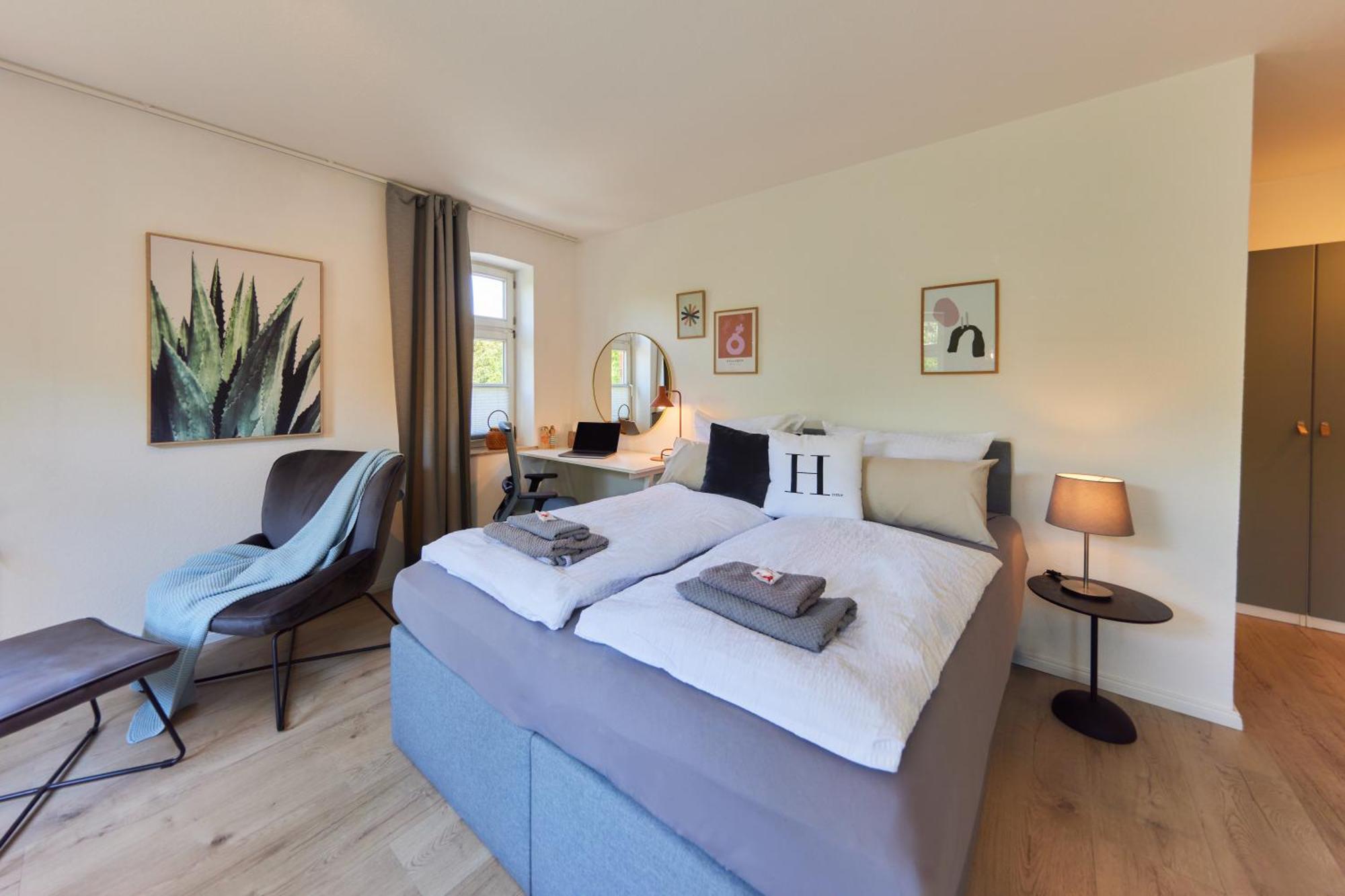 Kvartier2 In Top-Lage, 5 Min Zur Bali-Therme Und Gop, Hdz, Arbeitsplatz, Boxspringbett Bad Oeynhausen Exterior foto